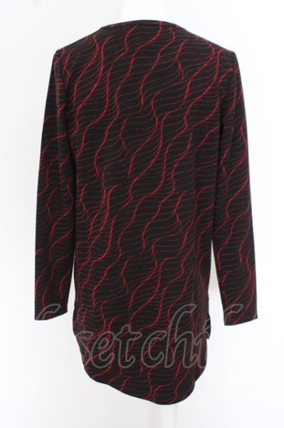 画像3: NO ID. BLACK / 【タグ付き】スヌード付ヘムラウンドロンT O-23-09-29-013-NO-to-YM-ZT021 (3)