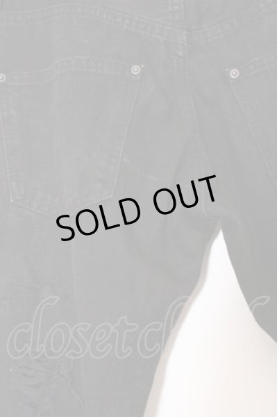 画像3: 上野商会 / ワッフルリペアデストロイデニムパンツ O-23-10-05-031-UE-pa-YM-ZT333 (3)