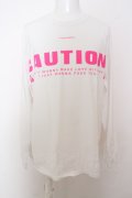 FR2 / 【タグ付き】”CAUTION” Longsleeveカットソー O-23-10-05-007-FR-to-YM-ZT478