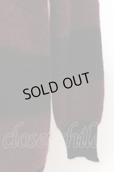 画像2: Moonage Devilment(清春) / 【タグ付き】モヘアボーダールーズニット O-23-10-09-058-Mo-to-YM-ZT495 (2)