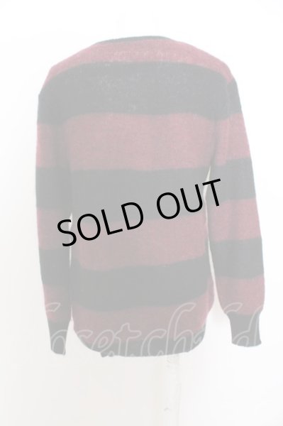 画像3: Moonage Devilment(清春) / 【タグ付き】モヘアボーダールーズニット O-23-10-09-058-Mo-to-YM-ZT495 (3)