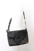 【WINTERセール】BLACK HONEY CHILI / パッチワークレザーショルダーバッグ O-23-10-09-070-el-ba-YM-ZT-ML006