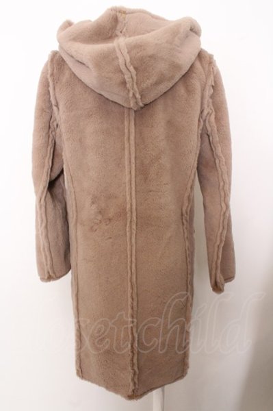 画像5: NO ID. BLACK / フェイクムートンリバーシブルフーデッドコート O-23-10-09-016-NO-ou-YM-ZT-M019 (5)