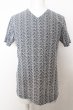 画像1: GOSTAR DE FUGA / Buffering ランダムハ゜イルVネックTシャツ’17SS O-23-10-09-019-GO-ts-YM-ZT099 (1)