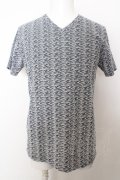 【WINTERセール】GOSTAR DE FUGA / Buffering ランダムハ゜イルVネックTシャツ’17SS O-23-10-09-019-GO-ts-YM-ZT099