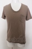 画像1: 【WINTERセール】Moonage Devilment(清春) / ポケットVネックTシャツ O-23-10-09-022-Mo-ts-YM-ZT088 (1)