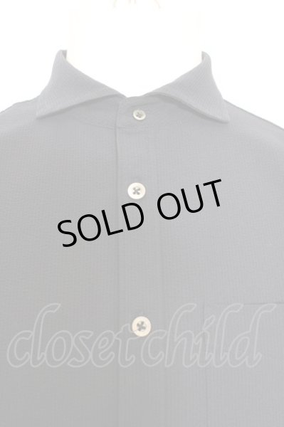 画像2: GOSTAR DE FUGA / シアサッカーストライプシャツ’18SS 44 ネイビー O-23-10-13-003-GO-sh-YM-ZT434 (2)