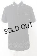 【SALE】ARMANI EXCHANGE / Tシャツ.【タグ付き】ハーフジップロゴポロ XS ブラック O-23-10-13-006-el-ts-YM-ZT529