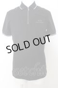 【SALE】ARMANI EXCHANGE / Tシャツ.【タグ付き】ハーフジップロゴポロ XS ブラック O-23-10-13-006-el-ts-YM-ZT428