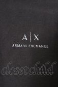画像2: 【SALE】ARMANI EXCHANGE / Tシャツ.【タグ付き】ハーフジップロゴポロ XS ブラック O-23-10-13-006-el-ts-YM-ZT529 (2)