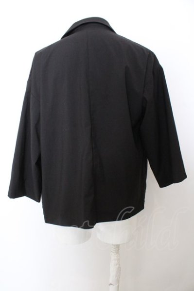 画像6: HARE / ワイド1Bテーラードジャケット M ブラック O-23-10-13-012-HA-ja-YM-ZT152 (6)