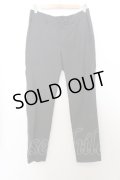 【SALE】DIET BUTCHER SLIM SKIN / グレンチェックスラックスパンツ  グレー O-23-10-13-016-DI-pa-YM-ZT462