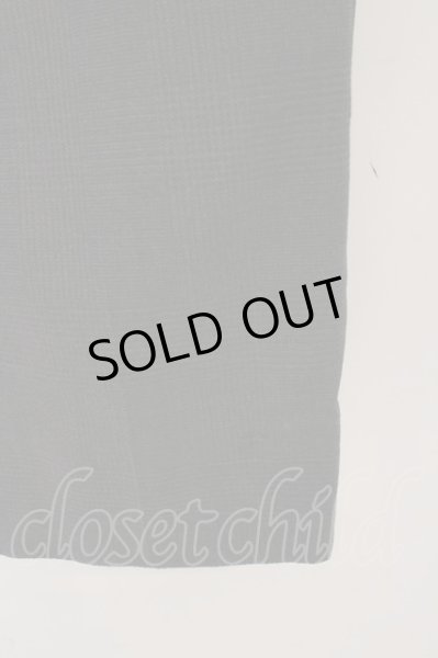 画像2: DIET BUTCHER SLIM SKIN / グレンチェックスラックスパンツ  グレー O-23-10-13-016-DI-pa-YM-ZT462 (2)