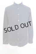 【SALE】GOSTAR DE FUGA / シアサッカーストライプシャツ’18SS 44 ネイビー O-23-10-13-003-GO-sh-YM-ZT434