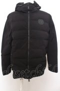 【WINTERセール】1piu1uguale3 RELAX / TOPS/ハイネックバックロゴ中綿パーカー O-23-10-18-003-1p-ou-YM-ZT-M014