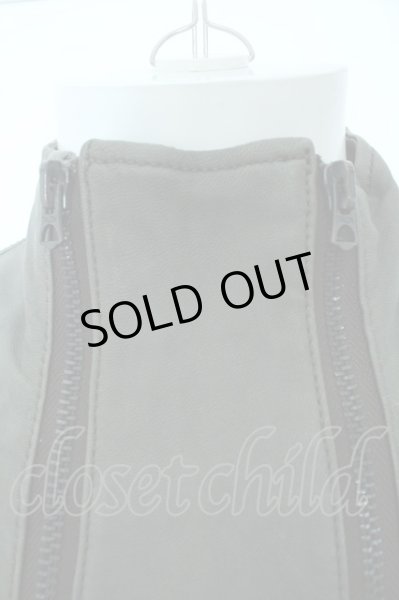 画像2: TORNADO MART / フロントＷファスナーレザージャケット O-23-10-24-030-TO-ja-YM-ZT-M009 (2)