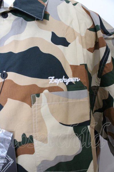 画像2: Zephyren / 【タグ付き】カモフラBIGシャツ O-23-10-24-012-Ze-sh-YM-ZT167 (2)