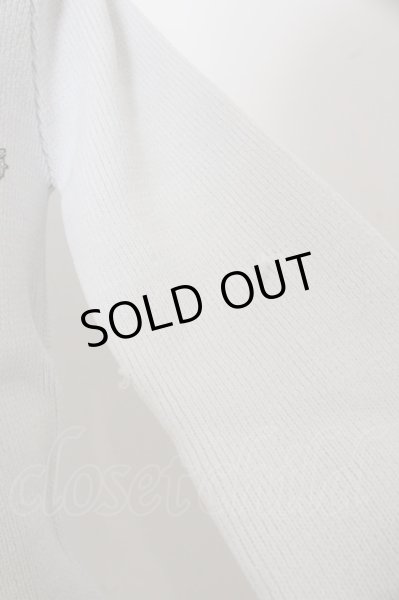 画像2: TORNADO MART / 【タグ付き】刺繍風花プリントスムースVネックニット’20AW O-23-10-28-021-TO-to-YM-ZT041 (2)