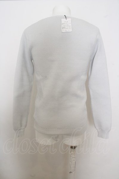 画像3: TORNADO MART / 【タグ付き】刺繍風花プリントスムースVネックニット’20AW O-23-10-28-021-TO-to-YM-ZT041 (3)