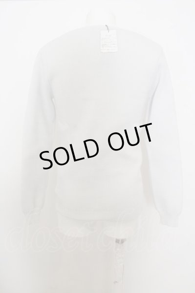 画像3: TORNADO MART / 【タグ付き】刺繍風花プリントスムースVネックニット’20AW O-23-10-28-021-TO-to-YM-ZT041 (3)