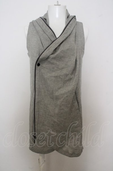 画像1: TORNADO MART / リネンライクスラブツイルロングベスト’19SS O-23-10-28-022-TO-to-YM-ZT041 (1)