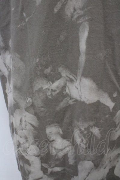 画像2: NO ID. BLACK / 宗教柄BIG Tシャツ O-23-10-28-025-NO-ts-YM-ZT041 (2)