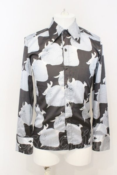 画像1: 【WINTERセール】million dollar orchestra / GOTHC BERRY SHIRTS O-23-10-31-001-MI-sh-YM-ZT152