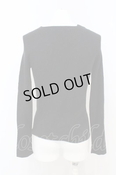 画像3: SCHLUSSEL / クレイジーテレコVネックニットソー O-23-10-31-008-SC-to-YM-ZT462 (3)