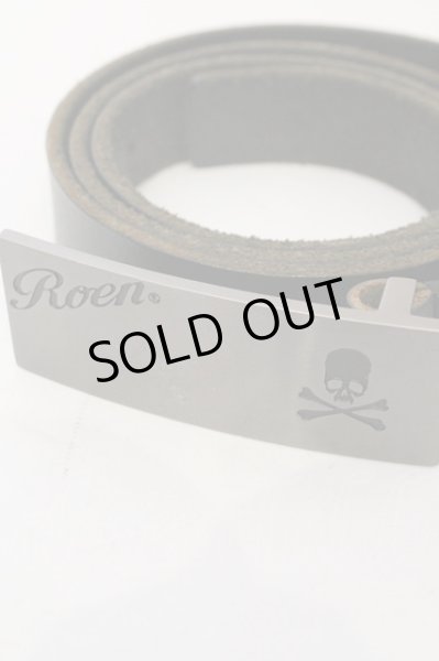 画像2: Roen / スカルプレートナトーベルト O-23-11-11-033-Ro-za-YM-ZT413 (2)