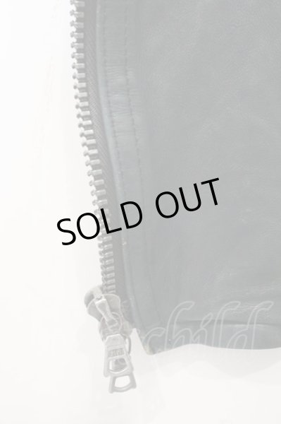 画像2: BACKLASH / ドイツカーフ製品染めダブルライダース O-23-11-11-003-BA-ja-YM-ZT-ML008 (2)