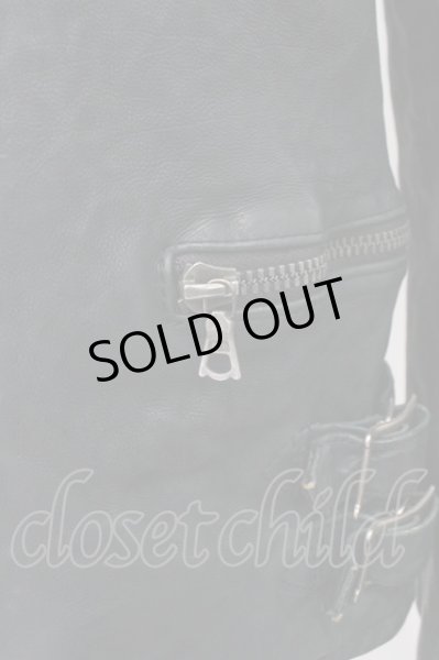 画像3: BACKLASH / ドイツカーフ製品染めダブルライダース O-23-11-11-003-BA-ja-YM-ZT-ML008 (3)