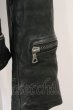 画像4: BACKLASH / ドイツカーフ製品染めダブルライダース O-23-11-11-003-BA-ja-YM-ZT-ML008 (4)