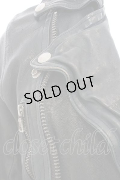 画像5: BACKLASH / ドイツカーフ製品染めダブルライダース O-23-11-11-003-BA-ja-YM-ZT-ML008 (5)