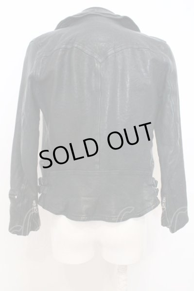 画像6: BACKLASH / ドイツカーフ製品染めダブルライダース O-23-11-11-003-BA-ja-YM-ZT-ML008 (6)