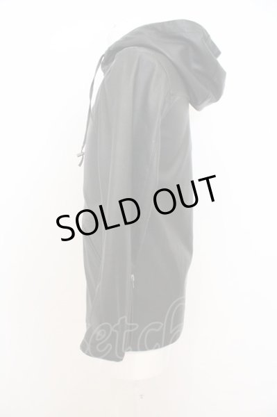 画像3: Moonage Devilment(清春) / ｘPROPA9ANDA ストレッチレザーミリタリーフーディージャケット O-23-11-11-004-Mo-ja-YM-ZT-M111 (3)