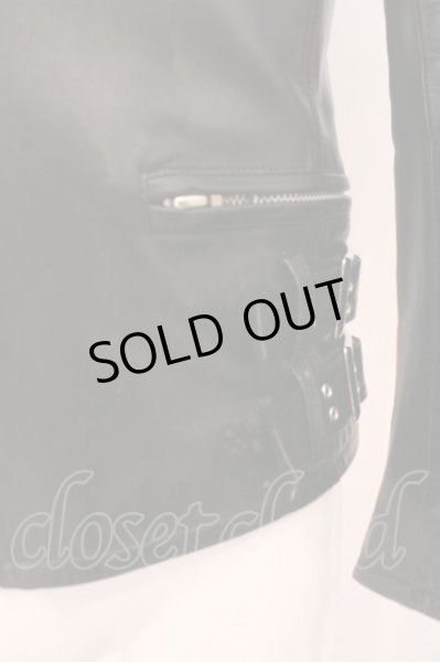 画像2: Moonage Devilment(清春) / OU-ホースレザーWライダーズ O-23-11-11-006-Mo-ja-YM-ZT-ML022 (2)