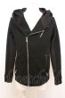 画像1: BUFFALO BOBS / JOHNNY STAR-LEATHER LOOKライダースビッグフードパーカー O-23-11-11-007-BU-to-YM-ZT469 (1)