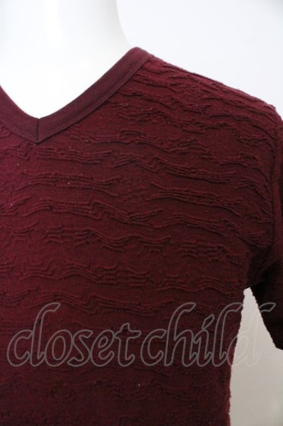 画像2: BUFFALO BOBS / GRAIN(グレイン)ウェーブタックVネックTシャツ O-23-11-11-010-BU-ts-YM-ZT043 (2)