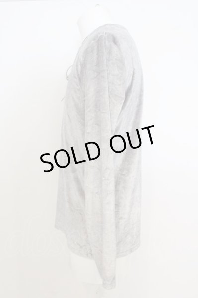 画像2: TORNADO MART / シャイニーベロアレースアップカットソー’17AW O-23-11-16-031-TO-to-YM-ZT475 (2)