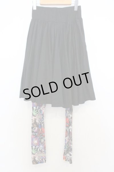 画像1: ALTER VENOMV / 総柄レギンスレイヤードスカート O-23-11-16-038-AL-pa-YM-ZT232 (1)