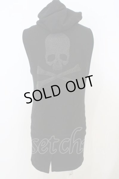 画像4: Roen / バックメタルスカルノースリーブパーカー O-23-11-16-070-Ro-to-YM-ZT470 (4)