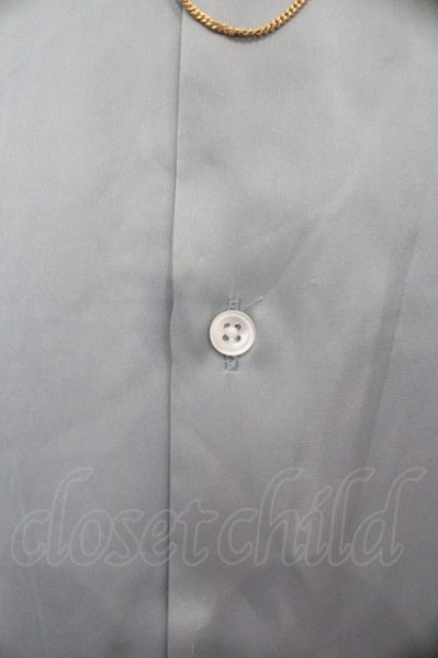 画像2: BUFFALO BOBS / TOROMI-WITH LEAVES(トロミ-ウィズリーブス)チェーン付きサテンシャツ O-23-11-16-018-BU-sh-YM-ZT007 (2)