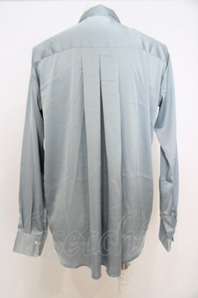 画像3: BUFFALO BOBS / TOROMI-WITH LEAVES(トロミ-ウィズリーブス)チェーン付きサテンシャツ O-23-11-16-018-BU-sh-YM-ZT007 (3)