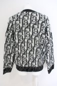 画像2: 【WINTERセール】BUFFALO BOBS / 【タグ付き】LAD-CARDIGAN(ラッド-カーディガン）モノグラムニット O-23-11-20-001-BU-to-YM-ZT162 (2)