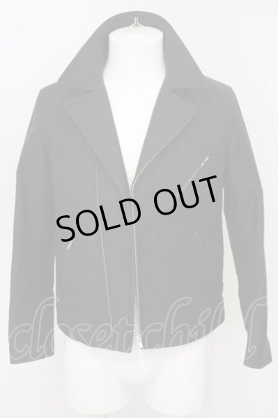 画像2: LAD MUSICIAN / コットンダブルライダースジャケット O-23-11-20-020-LA-ja-YM-ZT479 (2)