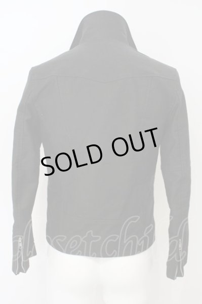 画像4: LAD MUSICIAN / コットンダブルライダースジャケット O-23-11-20-020-LA-ja-YM-ZT479 (4)