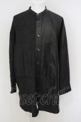 画像1: 【WINTERセール】MAISON SPECIAL / ロイヤルレザードッキングプライムオーバーバンドカラーシャツコート O-23-11-20-023-MS-sh-YM-ZT-ML007 (1)