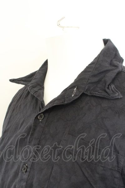 画像2: semantic design / ジャガードグラデーションロングシャツ O-23-11-30-006-SE-sh-YM-ZT179 (2)