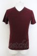 画像1: BUFFALO BOBS / GRAIN(グレイン)ウェーブタックVネックTシャツ O-23-11-30-025-BU-ts-YM-ZT004 (1)