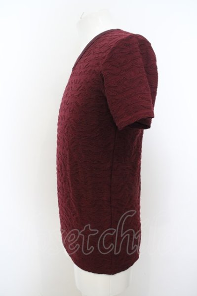 画像2: BUFFALO BOBS / GRAIN(グレイン)ウェーブタックVネックTシャツ O-23-11-30-025-BU-ts-YM-ZT004 (2)